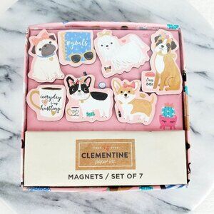 Clementine Paper Inc. Cute Collection of Puppy Dog Magnets‎